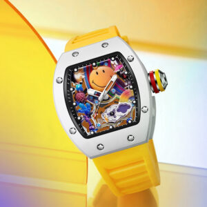 Tonneau Sports Watch – Quartz Movement with Silicone Strap
